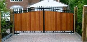 Automatic Gates Baltimore wood-automatic-gate-repair-installation-service