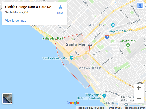 santa monica google maps